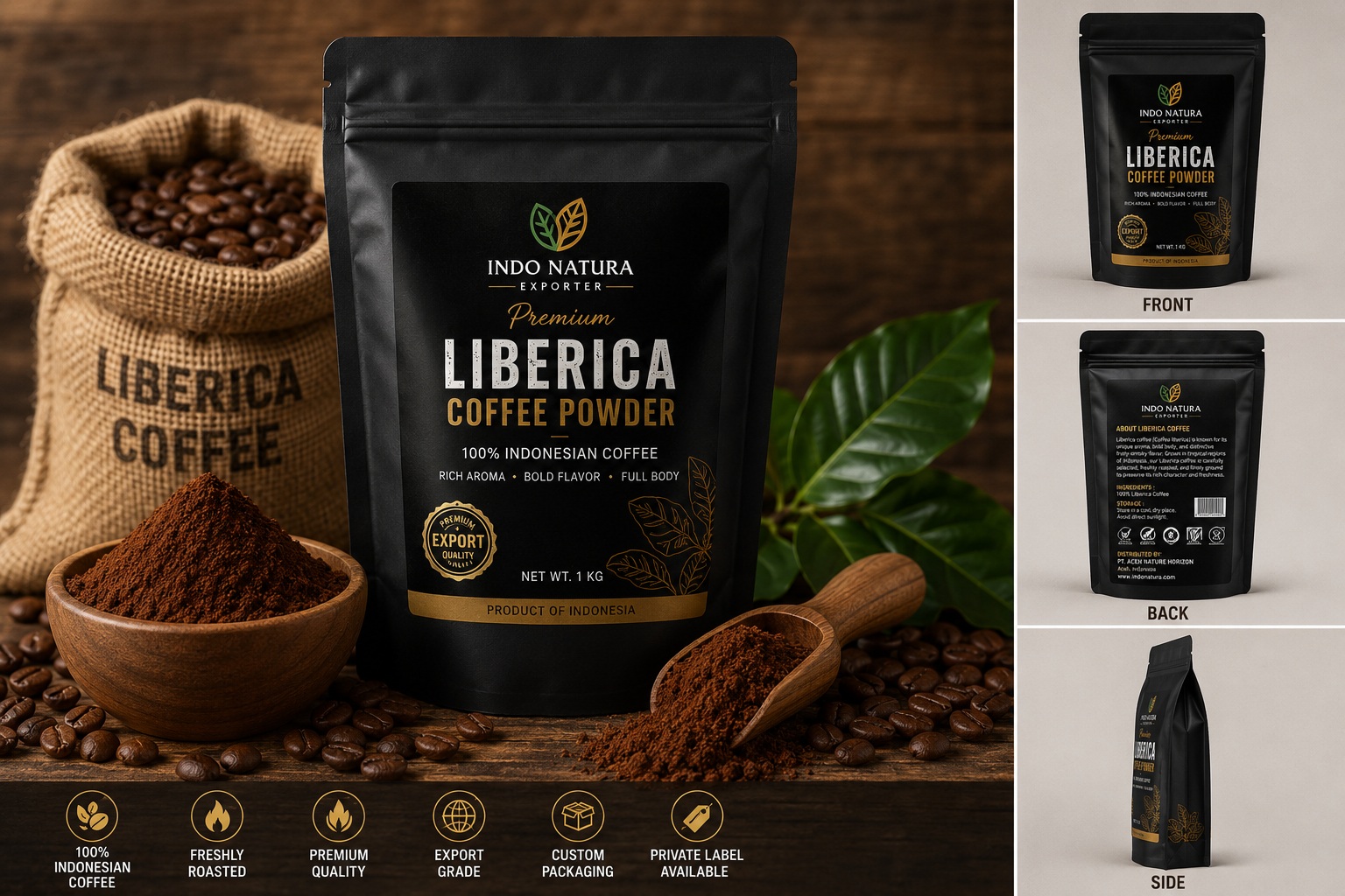 Premium Liberica Coffee Powder